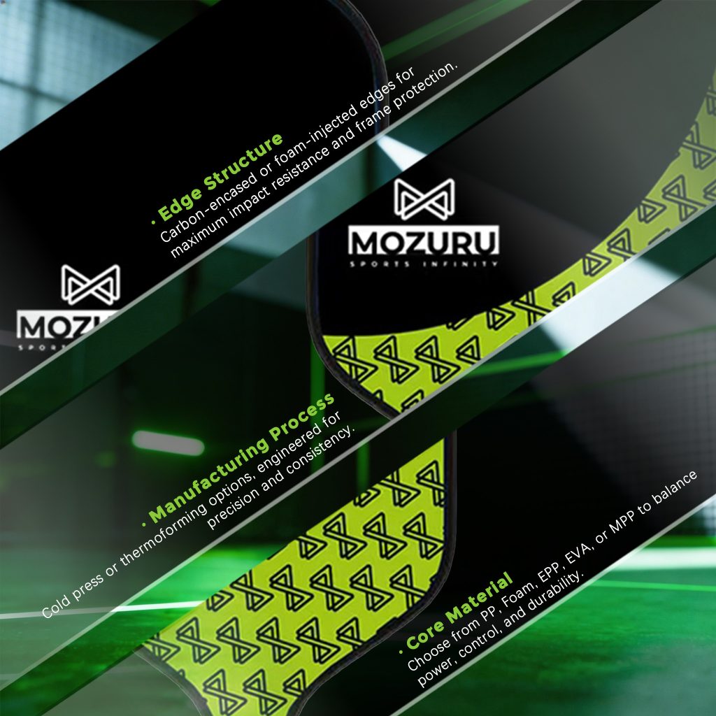 Pickleball OEM Partner: Precise quality control at MOZURU industrial facility.